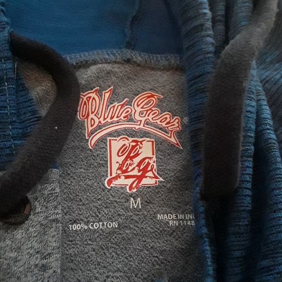 Blue gear hoodie - Picture 2 of 3